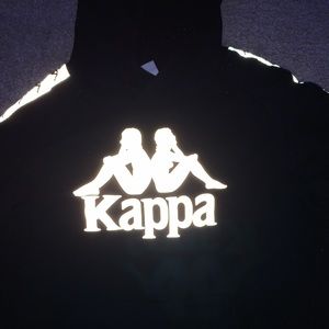 Authentic reflective kappa hoodie (size- large) (RARE)